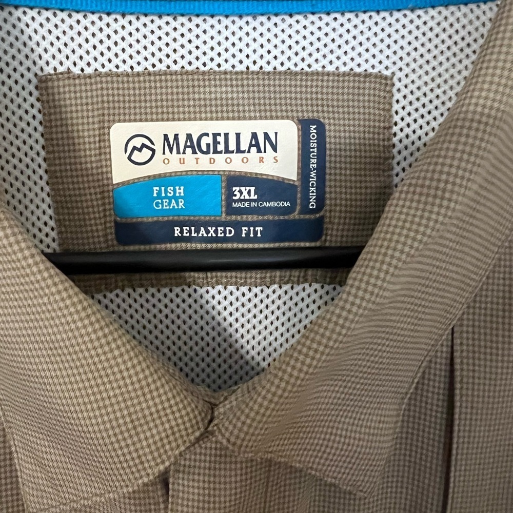Magellan Men’s Long Sleeve Fish Gear Shirt size 3XL - Picture 4 of 5